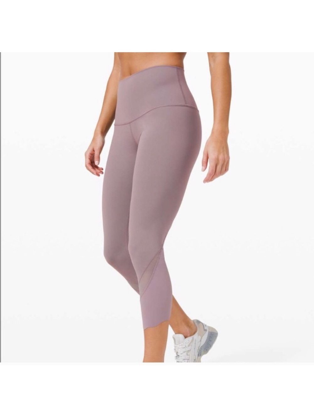 lululemon athletica Wonder Under Mauve High-Rise Cropped Leggings
